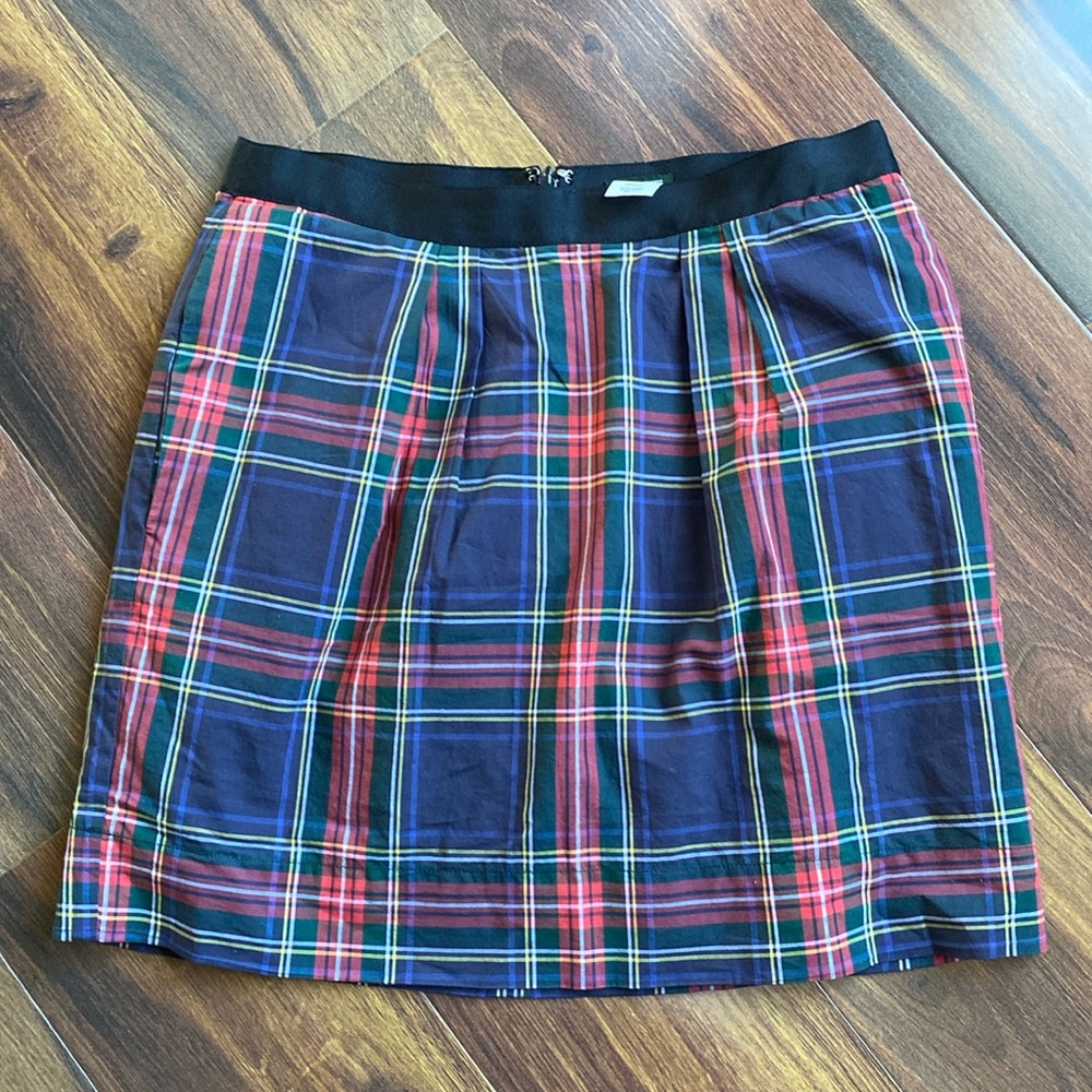 4/$20 J. Crew Tartan Plaid Mini Skirt Tulle Lined